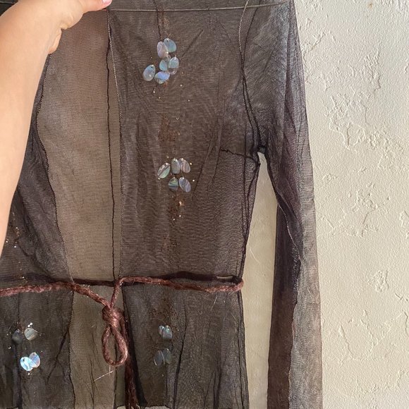 Rozae Nichols mesh cardigan size small - Picture 4 of 8